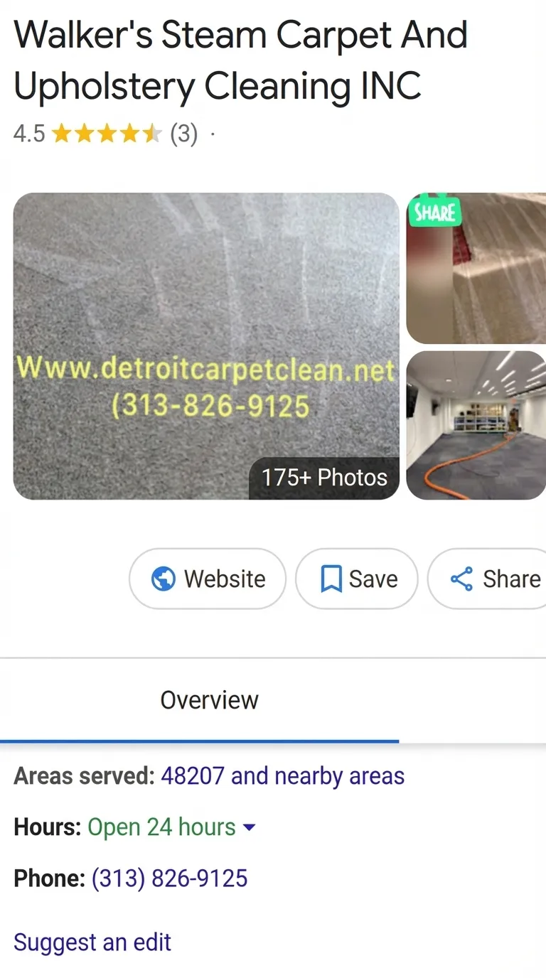 Walker Steam Google reviews before RepMint